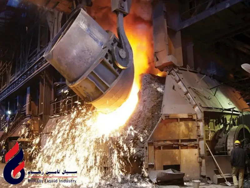 کاربرد اکسیژن در صنعت فولاد