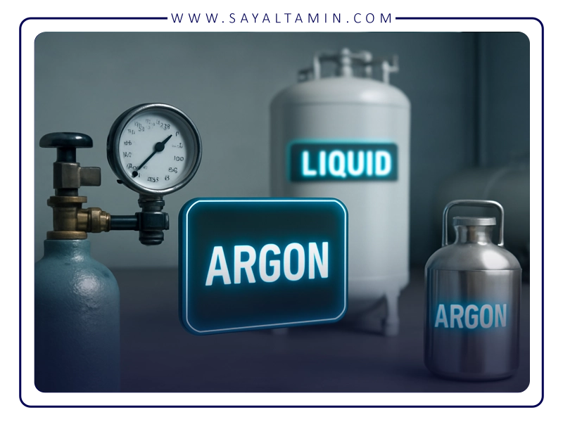 Argon supply and storage methods
