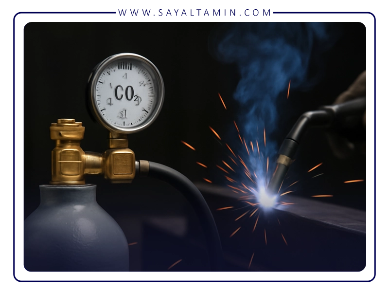 Pure carbon dioxide (CO₂)