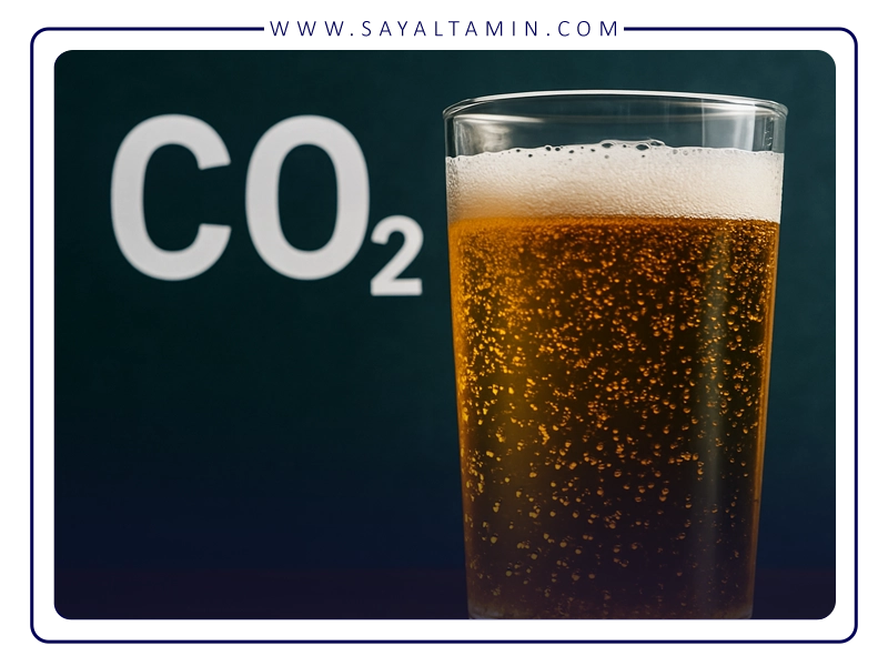 دی اکسید کربن در نوشیدنی 