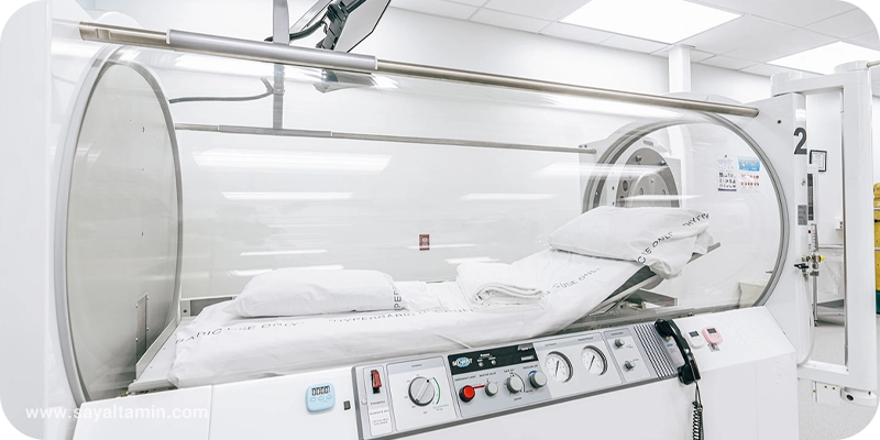 گاز اکسیژن در اکسیژن‌تراپی هایپرباریک