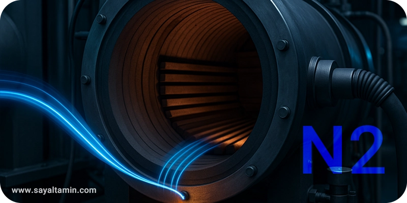 کاربرد گاز نیتروژن در کوره های گرافیتی