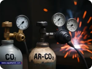 مقایسه گاز کربنیک خالص و مخلوط آرگون-کربنیک در فرآیند جوشکاری