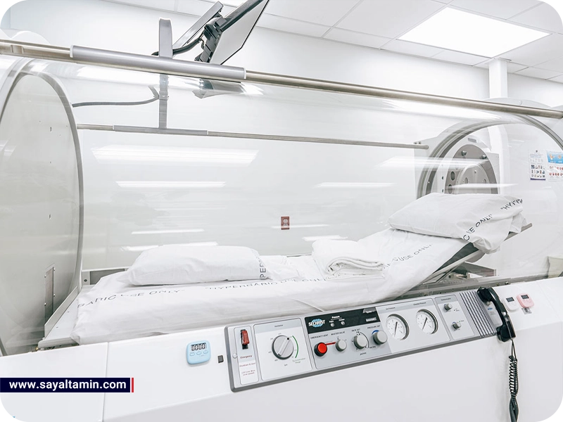 گاز اکسیژن در اکسیژن‌تراپی هایپرباریک