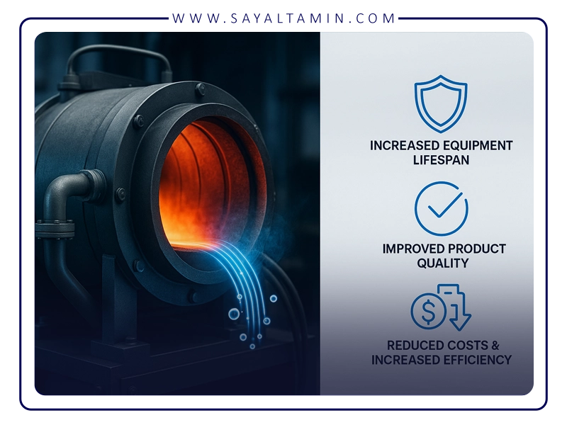 مزایای استفاده از نیتروژن در کوره‌های گرافیتی