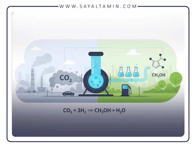 Introducing the process of producing methanol from carbon dioxide