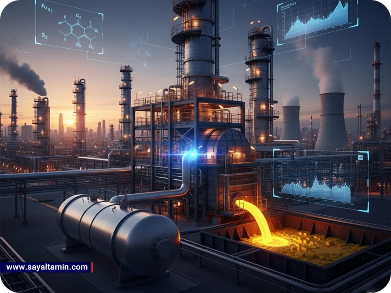 گاز اکسیژن در بازیابی گوگرد در پالایشگاه ها