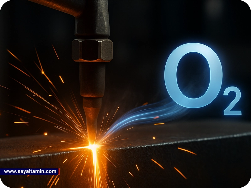 کاربردهای گاز اکسیژن در برش فلزات صنعتی