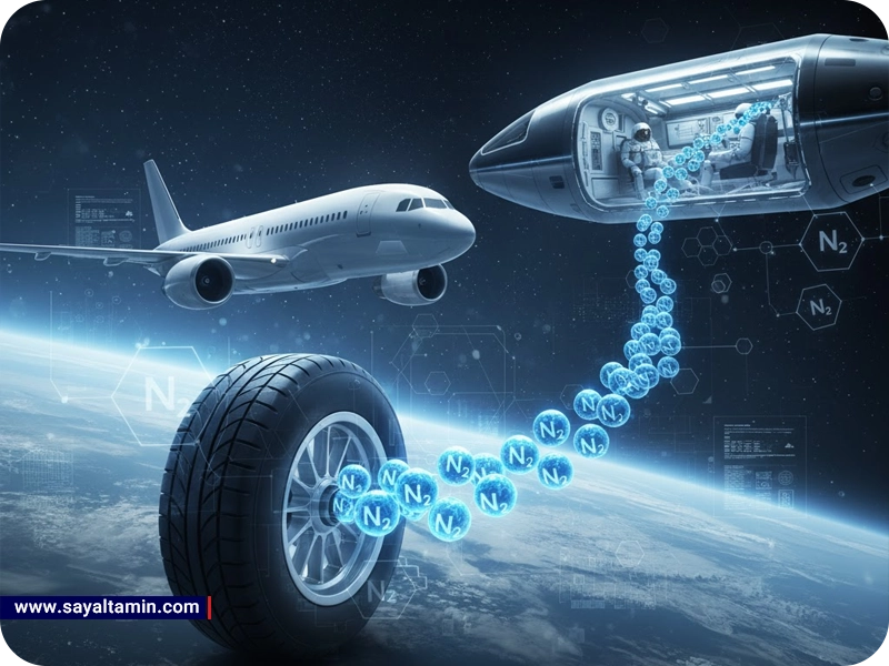 کاربرد گاز نیتروژن در هوا فضا