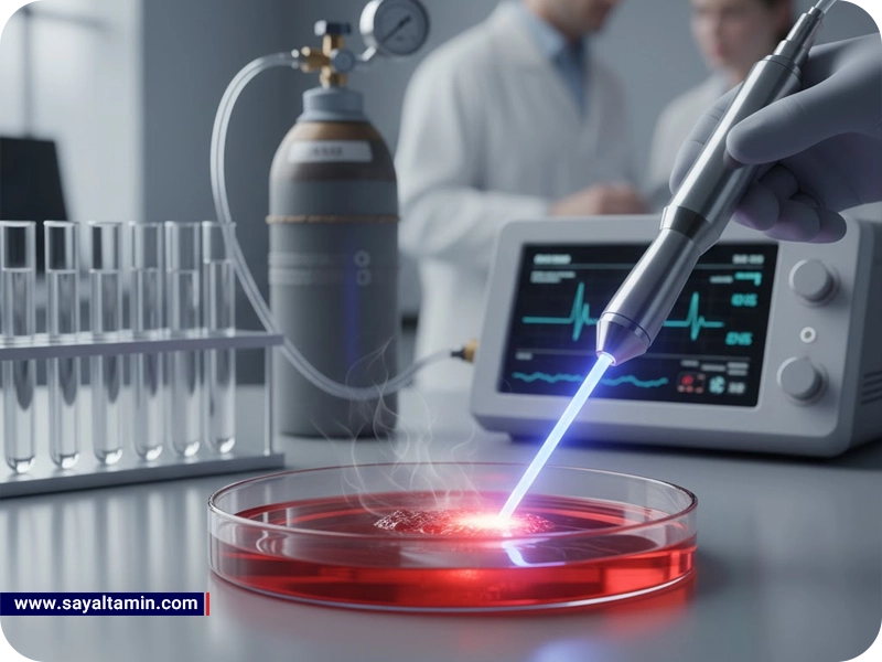 آرگون در انعقاد پلاسمای خون