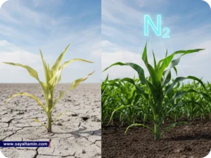 کاربرد نیتروژن در رشد گیاه