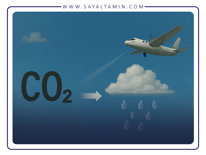 نقش کربن دی‌اکسید در بارور کردن ابرها