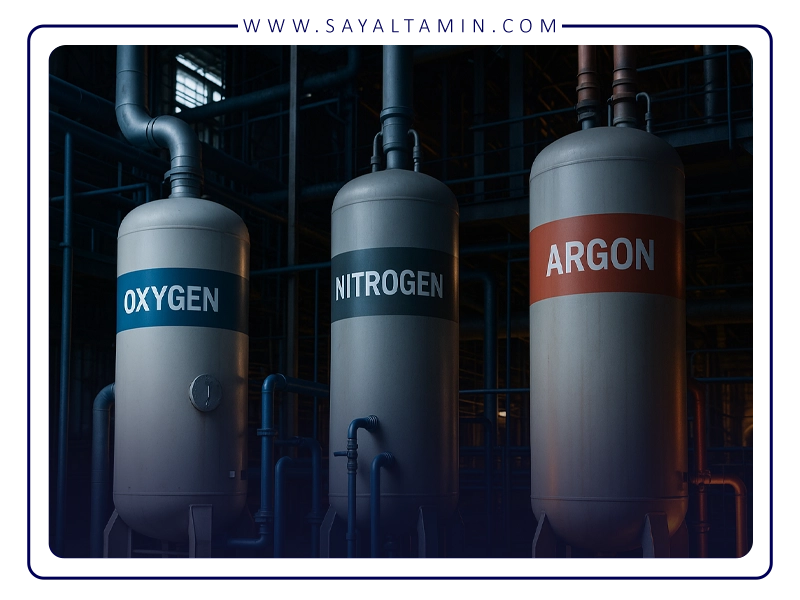 Wide-ranging applications of gases produced by air distillation