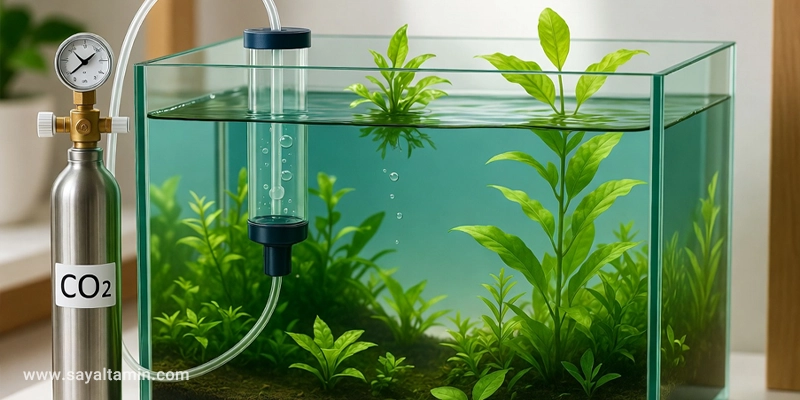 کربن دی‌اکسید در آکواریوم‌های گیاهی
