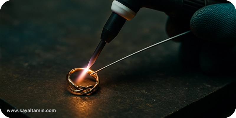 گاز آرگون در ساخت جواهرات و طلاسازی