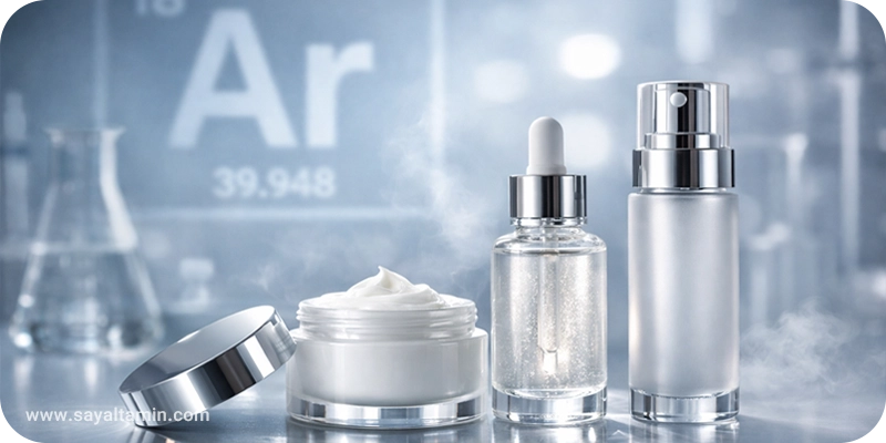 گاز آرگون در لوازم آرایشی