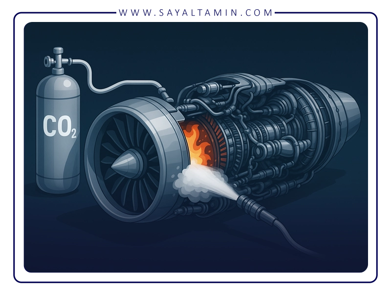 چرا موتور جت به CO₂ نیاز دارد؟