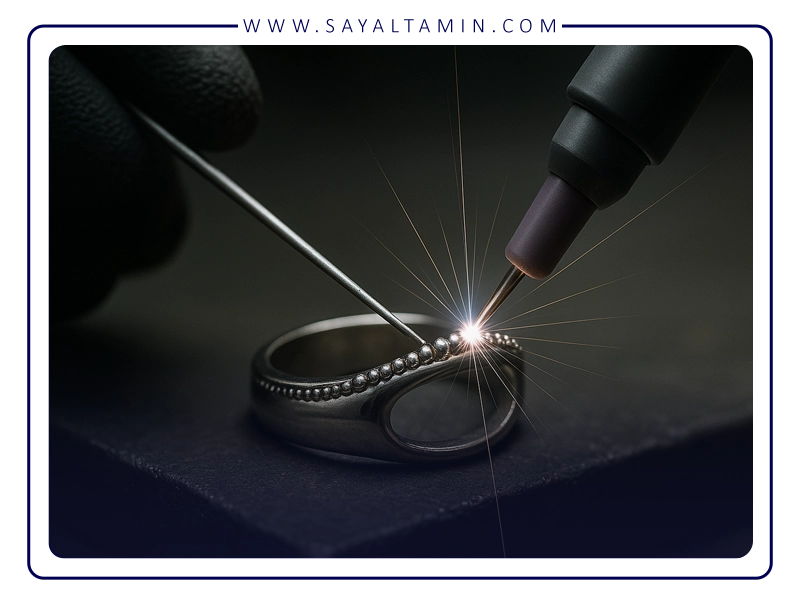 کاربرد آرگون در جوشکاری جواهرات TIG و لیزری
