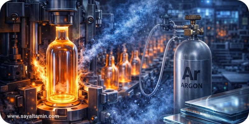 کاربرد آرگون در شیشه‌سازی پیشرفته