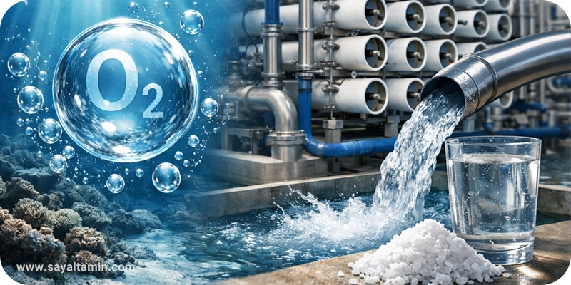 کاربرد اکسیژن در نمک‌زدایی آب