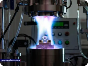 نقش گاز آرگون در تولید الماس مصنوعی به روش CVD