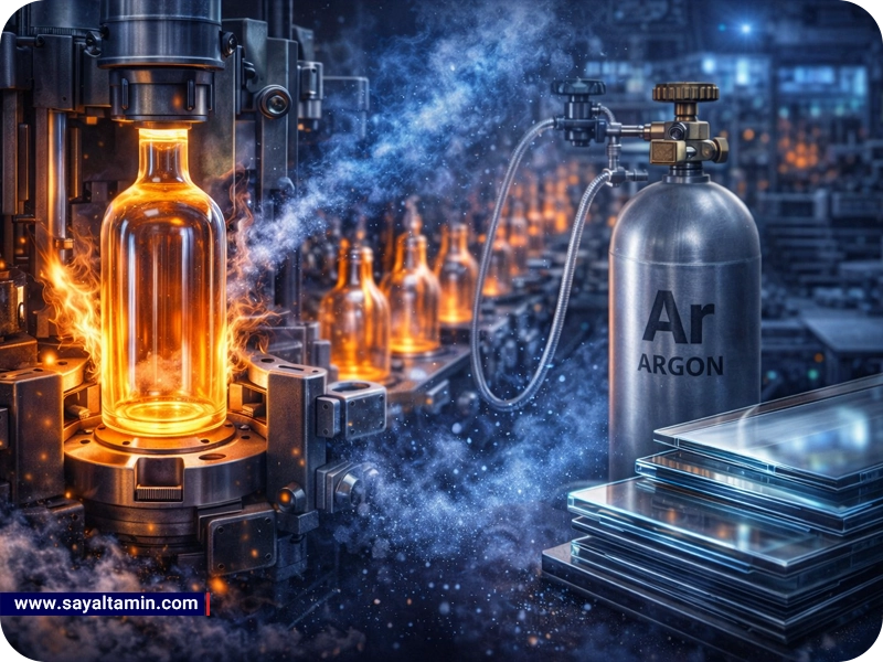 کاربرد آرگون در شیشه‌سازی پیشرفته