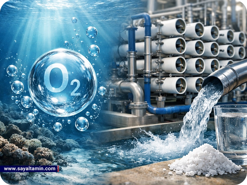 کاربرد اکسیژن در نمک‌زدایی آب