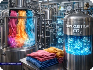 کاربرد دی‌اکسید کربن فوق‌بحرانی در صنعت نساجی