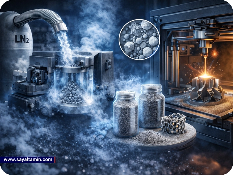 کاربرد نیتروژن مایع در کرایومیلینگ