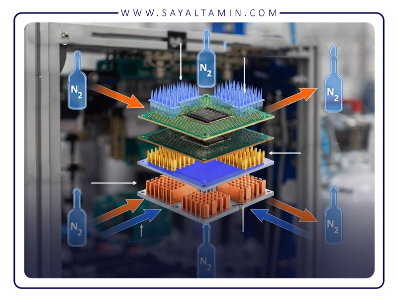 کاربرد نیتروژن در تولید تراشه‌های هوش مصنوعی