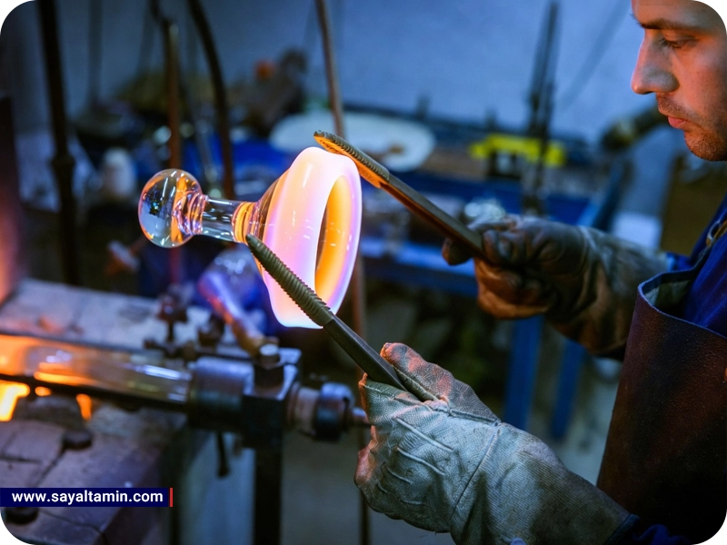 اکسیژن در تولید شیشه‌های نوری با ضریب شکست بسیار بالا