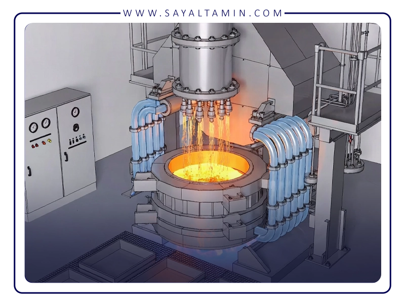 نقش گاز ارگون در فرایند ذوب خلا القایی